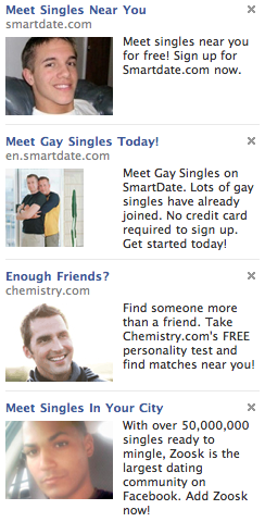 4 Dating Ads at Once