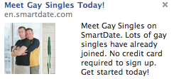 Meet Singles Today Ad with couple pictured