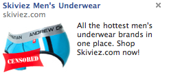Facebook Underwear Ad