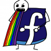 Facebook Rainbow Puke - The Anti-Social Media