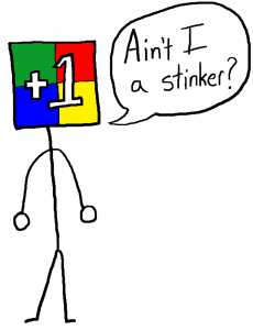 Google +1 Stinks - The Anti-Social Media