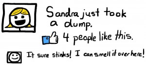 Took a Dump on Facebook - The Anti-Social Media